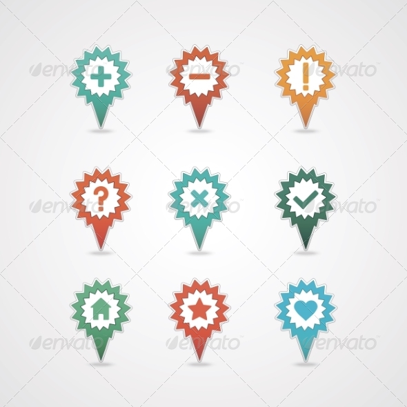 GraphicRiver Mapping Pins Icon 8376034 GraphicRiver Mapping Pins Icon 8376034