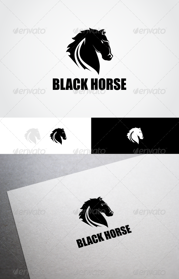 GraphicRiver Black Horse 8338688 GraphicRiver Black Horse 8338688