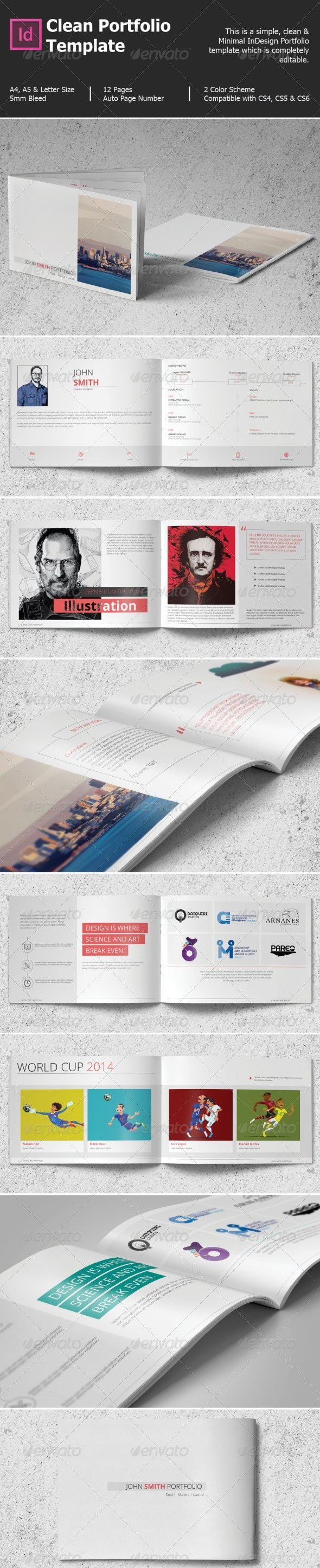 GraphicRiver Clean Portfolio Template 8387120 GraphicRiver Clean Portfolio Template 8387120