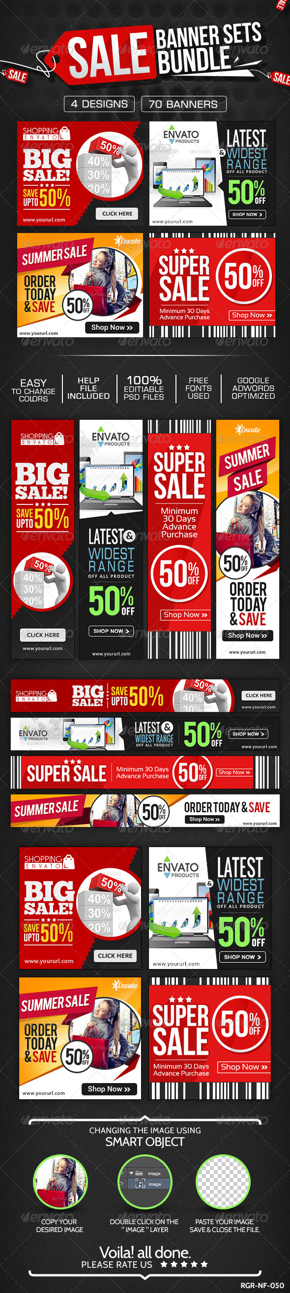 GraphicRiver Product Sale Banners Bundle 4 Sets 8387501 GraphicRiver Product Sale Banners Bundle 4 Sets 8387501