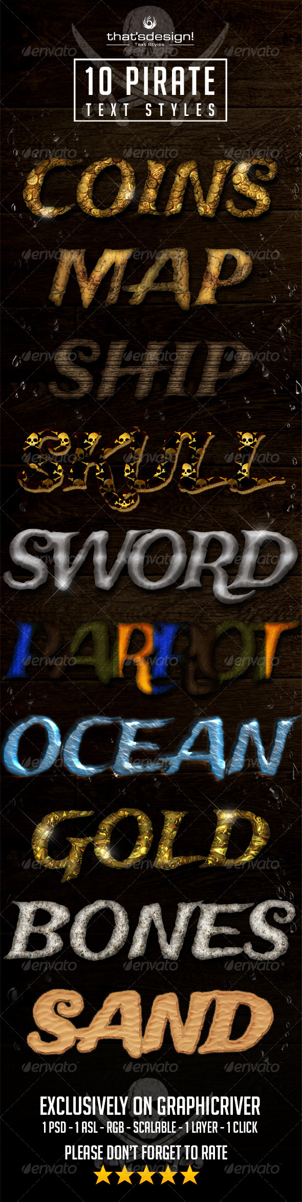 GraphicRiver 10 Pirate Text Styles 8388904 GraphicRiver 10 Pirate Text Styles 8388904
