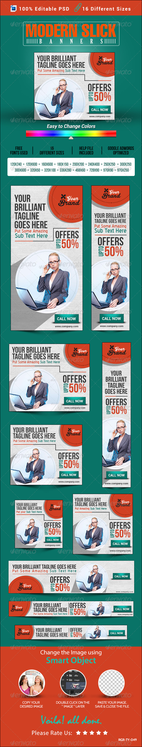 GraphicRiver Modern & Slick Banner Set 8389431 GraphicRiver Modern & Slick Banner Set 8389431