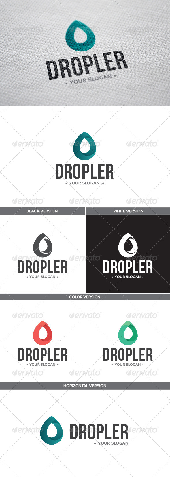 GraphicRiver Dropler Logo 8389544 GraphicRiver Dropler Logo 8389544