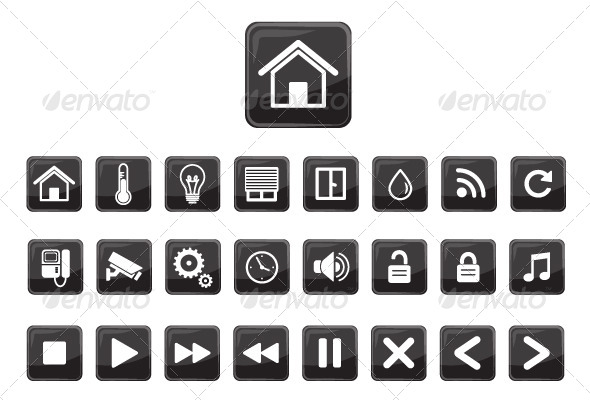 GraphicRiver Home Automation Smart Home Icon Set 8389579 GraphicRiver Home Automation Smart Home Icon Set 8389579