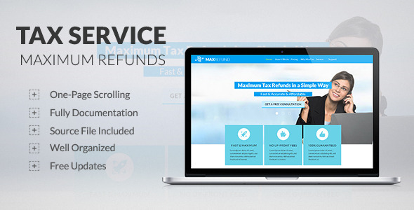 ThemeForest Tax Service Max Refunds Muse Template 8389618 ThemeForest Tax Service Max Refunds Muse Template 8389618