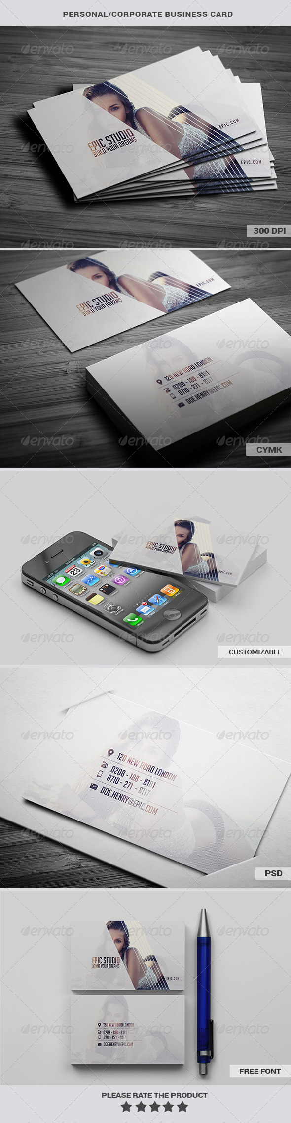 GraphicRiver Personal Corporate Business Card 8373876 GraphicRiver Personal Corporate Business Card 8373876