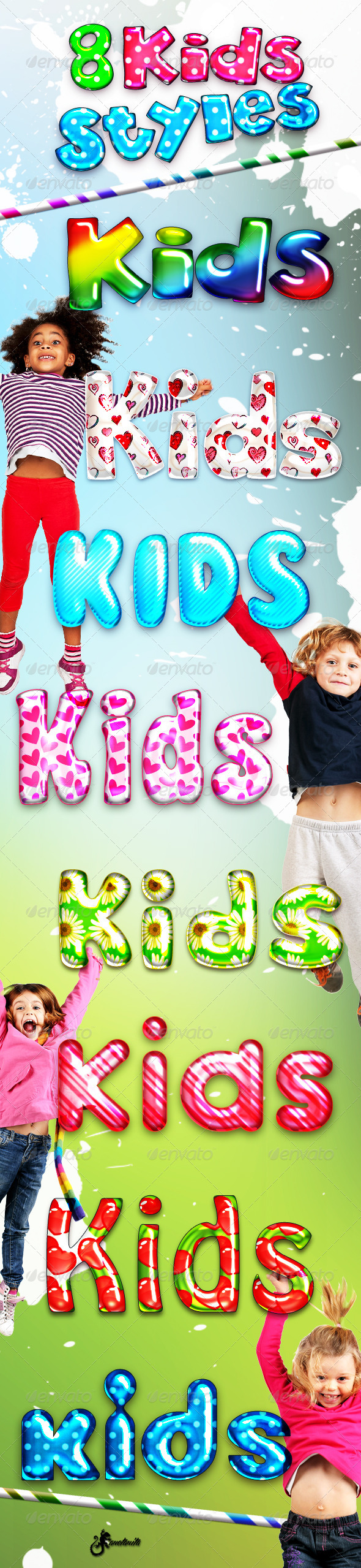 GraphicRiver Kids Styles 8389968 GraphicRiver Kids Styles 8389968