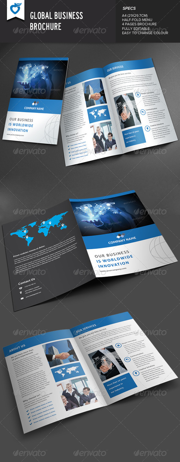 GraphicRiver Global Business Brochure 8390144 GraphicRiver Global Business Brochure 8390144