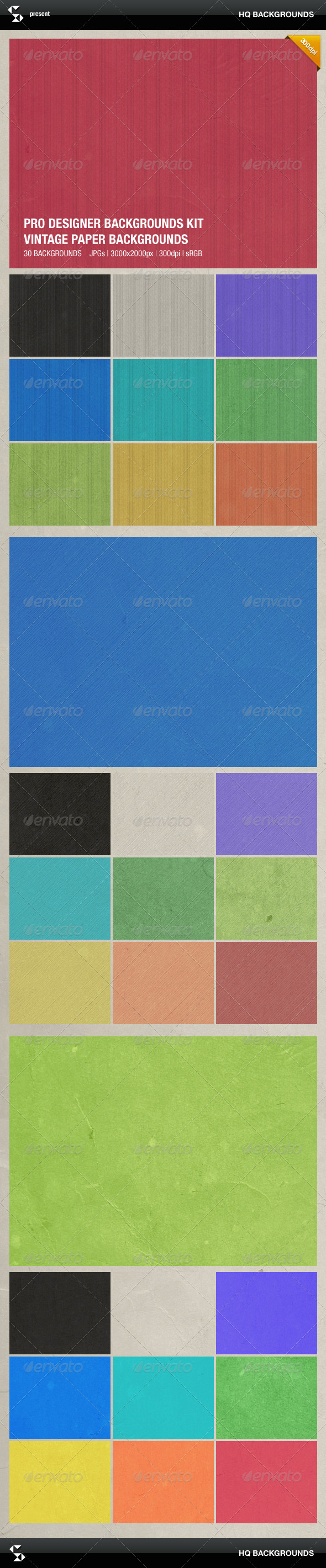 Vintage Grunge Paper Backgrounds