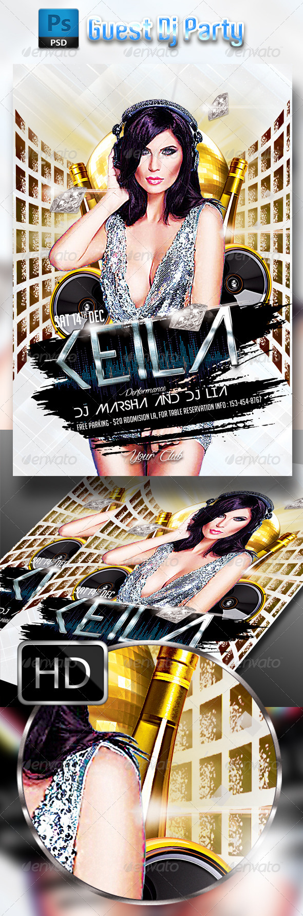 GraphicRiver Guest Dj Party Flyer template 8329681 GraphicRiver Guest Dj Party Flyer template 8329681