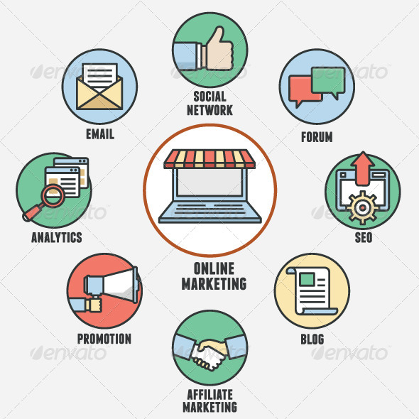 GraphicRiver Concept of Online Marketing 8390894 GraphicRiver Concept of Online Marketing 8390894