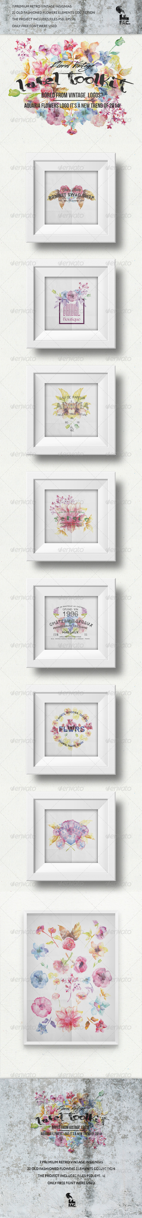 GraphicRiver Trendy Vintage Floral Labels Toolkit 8327198 GraphicRiver Trendy Vintage Floral Labels Toolkit 8327198