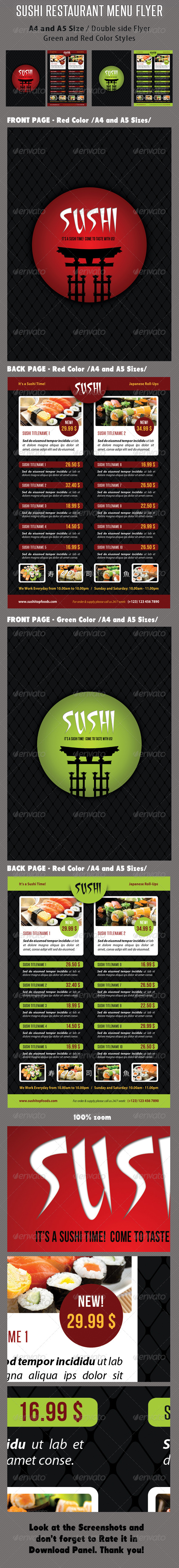 GraphicRiver Sushi Restaurant Menu Flyer V03 8391114 GraphicRiver Sushi Restaurant Menu Flyer V03 8391114