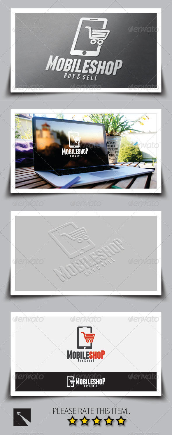 GraphicRiver Mobile Shopping Cart Logo Template 8391532 GraphicRiver Mobile Shopping Cart Logo Template 8391532