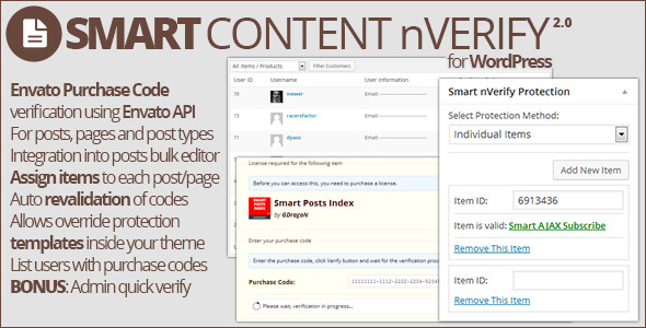 Smart Content nVerify - CodeCanyon Item for Sale