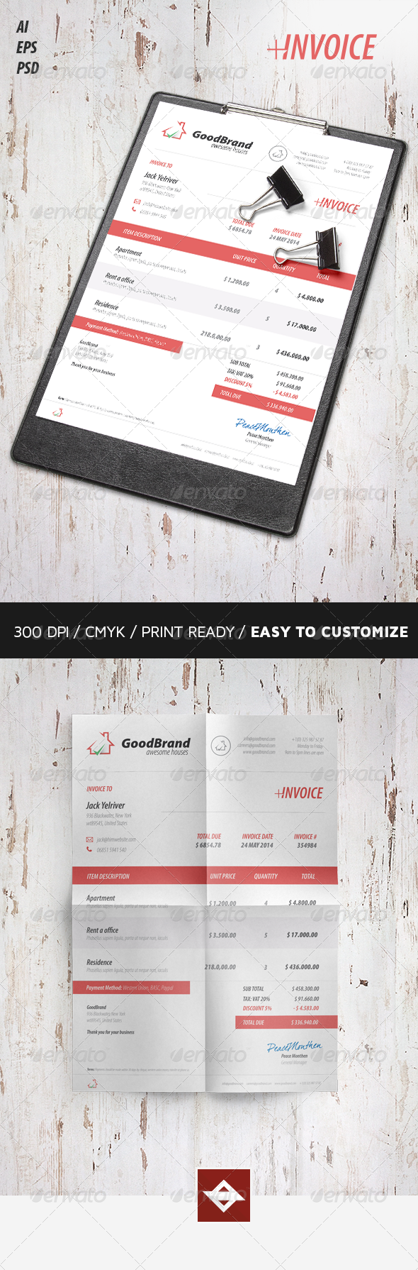 GraphicRiver Invoice 8391997 GraphicRiver Invoice 8391997