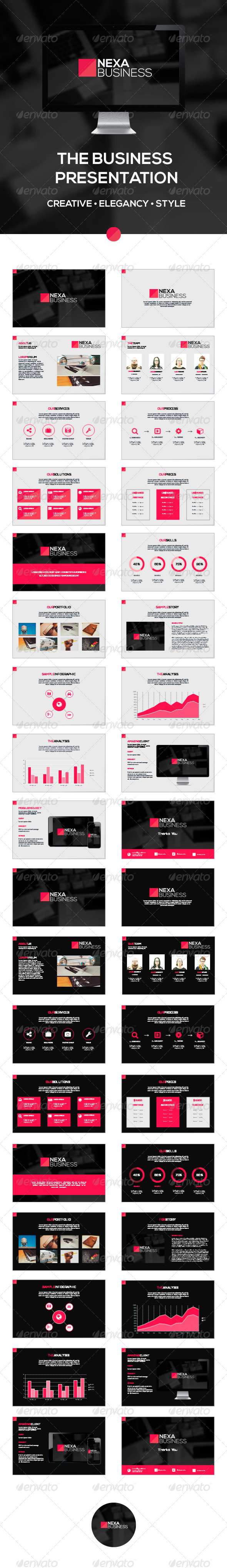 GraphicRiver Nexa Business PowerPoint Template 8392037 GraphicRiver Nexa Business PowerPoint Template 8392037