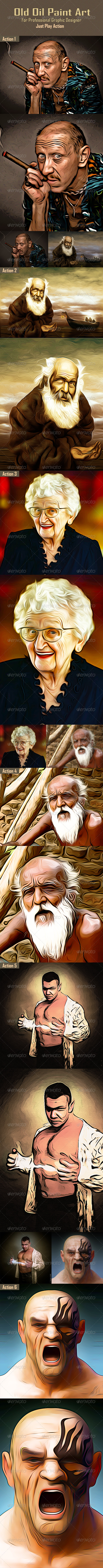 GraphicRiver Old Oil Paint Art 8392177 GraphicRiver Old Oil Paint Art 8392177