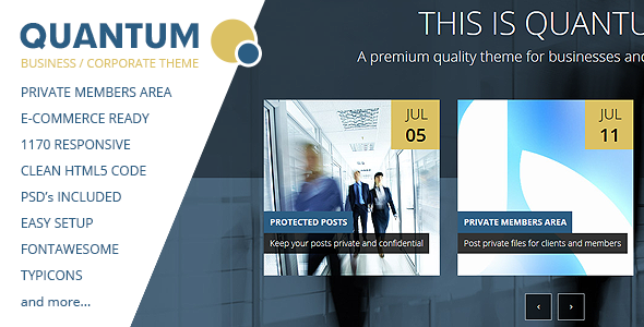 QUANTUM - Responsive Business Template