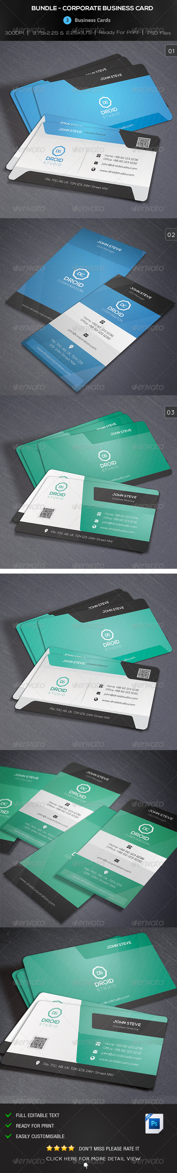 GraphicRiver Bundle Corporate Business Card 8387465 GraphicRiver Bundle Corporate Business Card 8387465