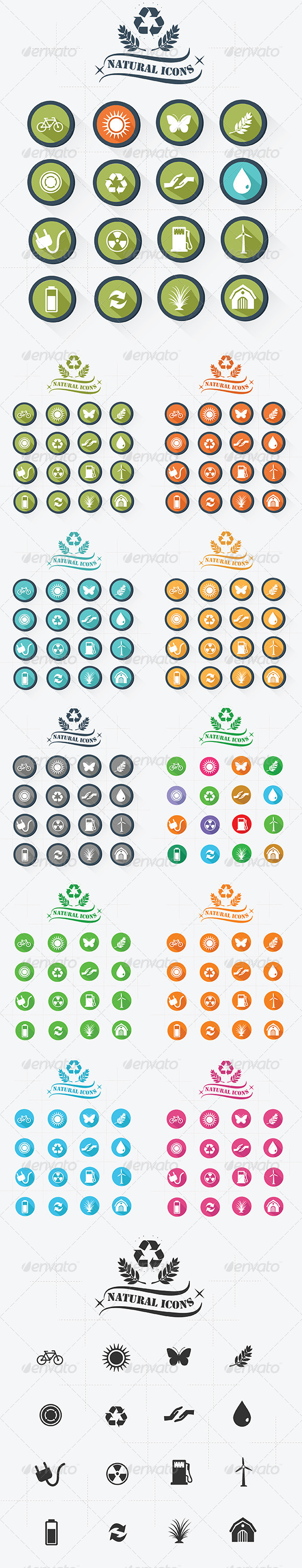 GraphicRiver Natural Icons 8403531 GraphicRiver Natural Icons 8403531