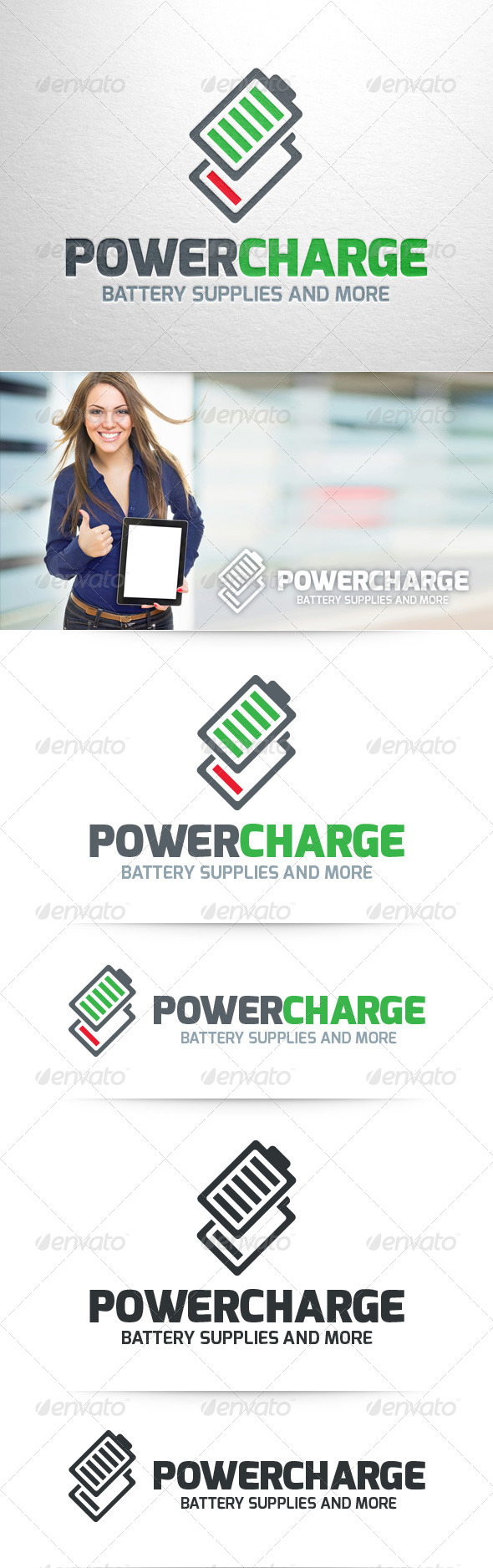 GraphicRiver Battery Charge Logo Template 8405500 GraphicRiver Battery Charge Logo Template 8405500