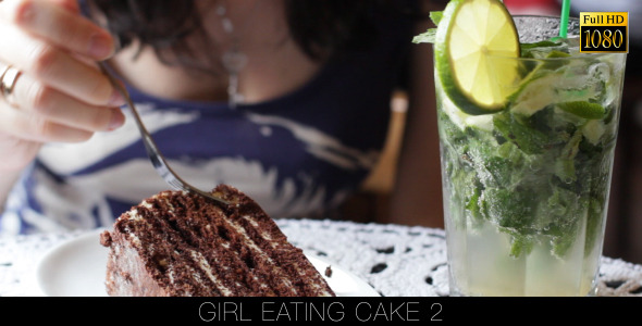 Girl Eating Cake 2 Girl Eating Cake 2
