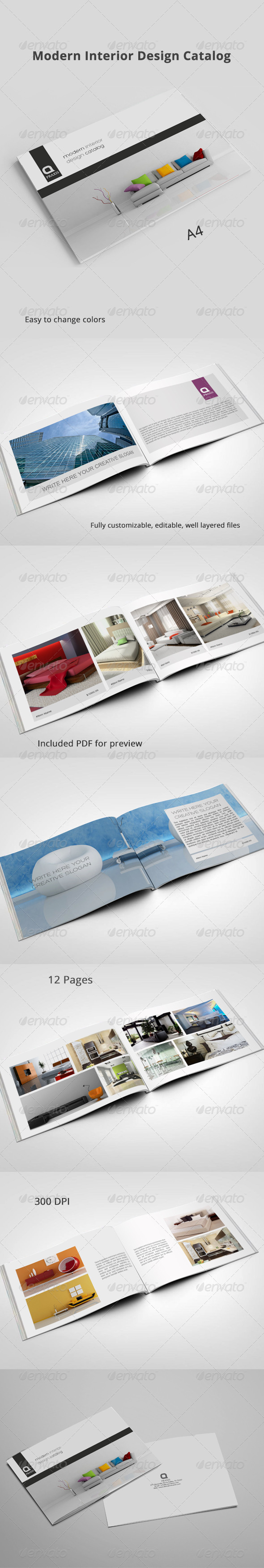 GraphicRiver Modern Interior Design Catalog 8405766 GraphicRiver Modern Interior Design Catalog 8405766