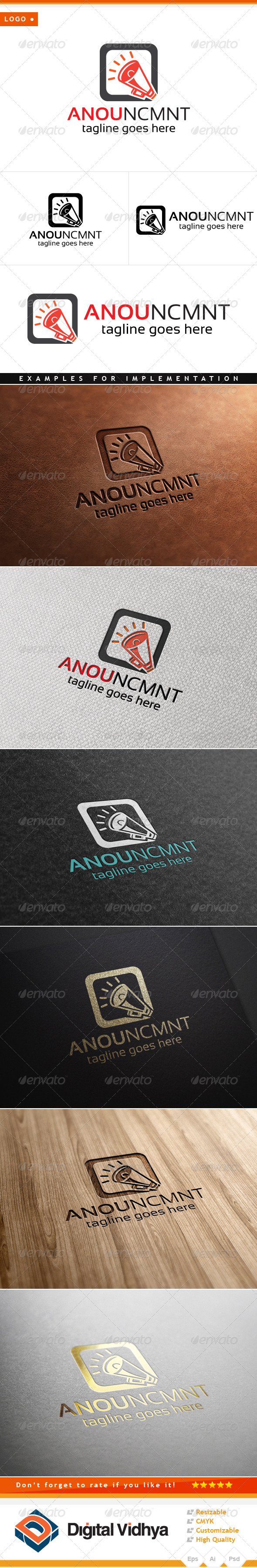 GraphicRiver Square & Announcement Logo 8405932 GraphicRiver Square & Announcement Logo 8405932