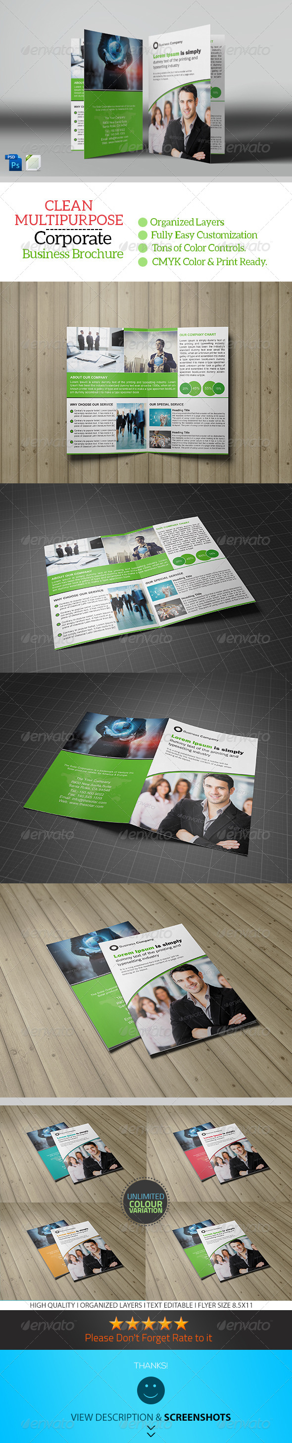 GraphicRiver Corporate Bifold Brochure Template 8406001 GraphicRiver Corporate Bifold Brochure Template 8406001