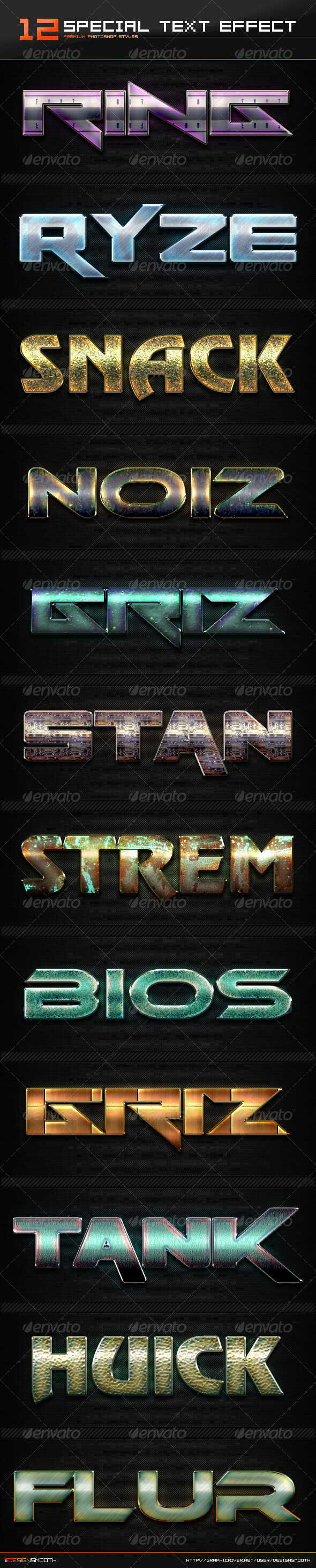 GraphicRiver 12 Special Text Effect Styles 8406012 GraphicRiver 12 Special Text Effect Styles 8406012