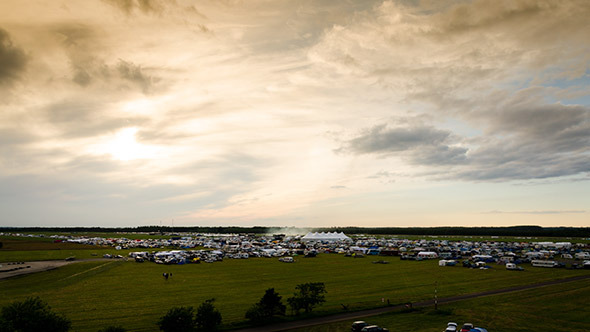 Sunset Above Festival Area Sunset Above Festival Area