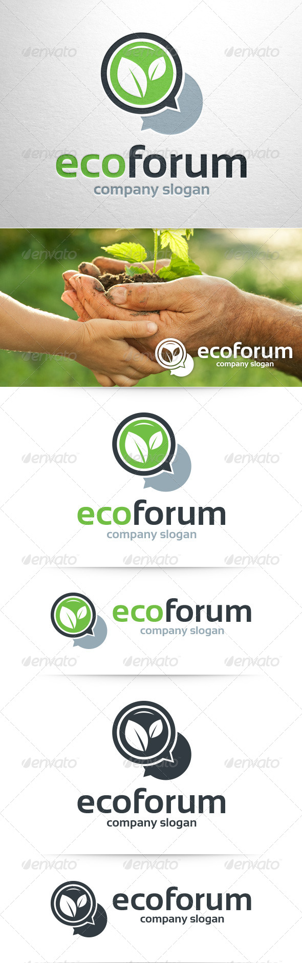 GraphicRiver Eco Forum Logo Template 8406047 GraphicRiver Eco Forum Logo Template 8406047