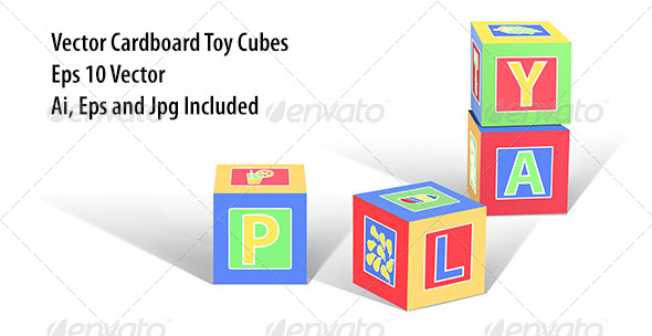 GraphicRiver Play Cubes 8406042 GraphicRiver Play Cubes 8406042