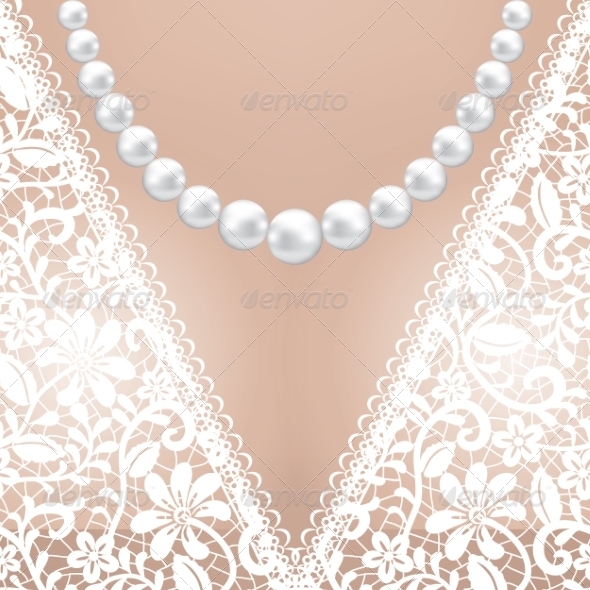 GraphicRiver Decolette of White Lace Bridal Dress 8406447 GraphicRiver Decolette of White Lace Bridal Dress 8406447