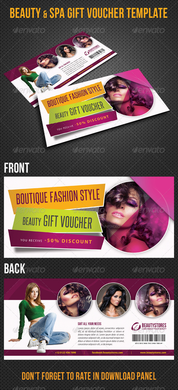 GraphicRiver Beauty Fashion Gift Voucher V21 8406616 GraphicRiver Beauty Fashion Gift Voucher V21 8406616