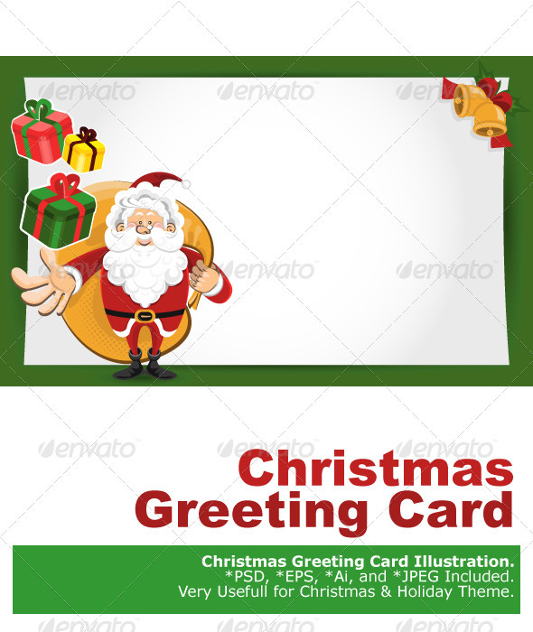 Santa Claus Christmas Greeting Card