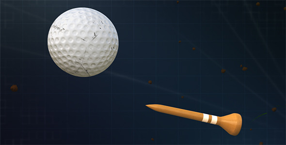 Bullet Time Golf Ball and Tee Bullet Time Golf Ball and Tee