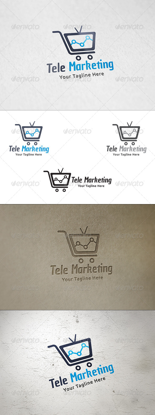 Tele Marketing - Logo Template (Symbols)