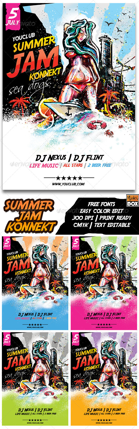 Flyer Summer Jam Konnekt Flyer Summer Jam Konnekt