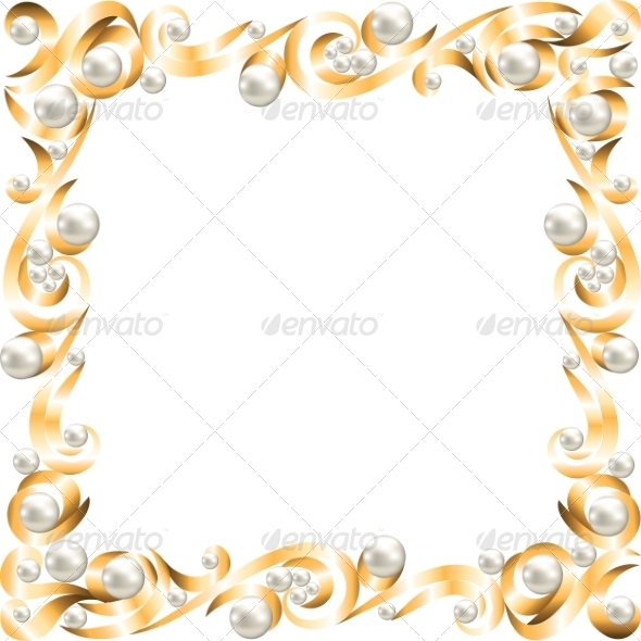 GraphicRiver Golden jewelry frame 8407641 GraphicRiver Golden jewelry frame 8407641