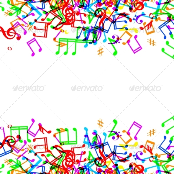 Music Notes Border (Borders)