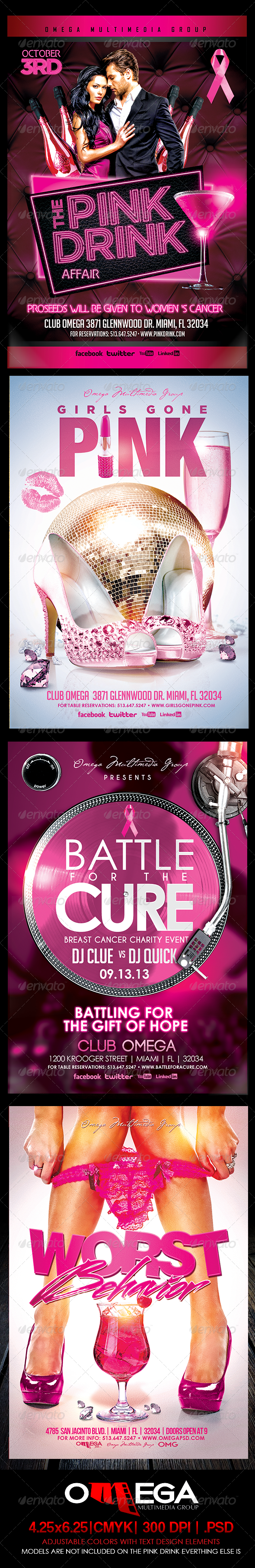 GraphicRiver The Pink Bundle 8408216 GraphicRiver The Pink Bundle 8408216