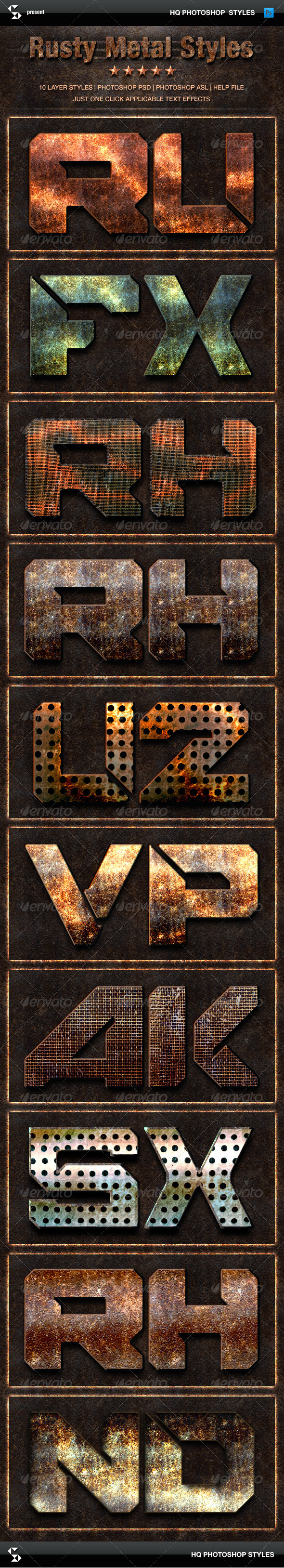 GraphicRiver Rust Metal Styles Grunge Metals Text Effects 8408226 GraphicRiver Rust Metal Styles Grunge Metals Text Effects 8408226