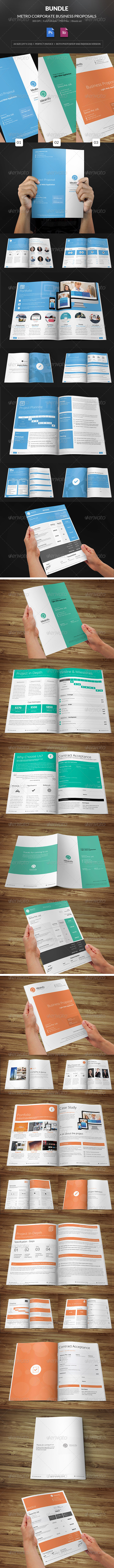 GraphicRiver Bundle Corporate Metro Business Proposals 8408264 GraphicRiver Bundle Corporate Metro Business Proposals 8408264