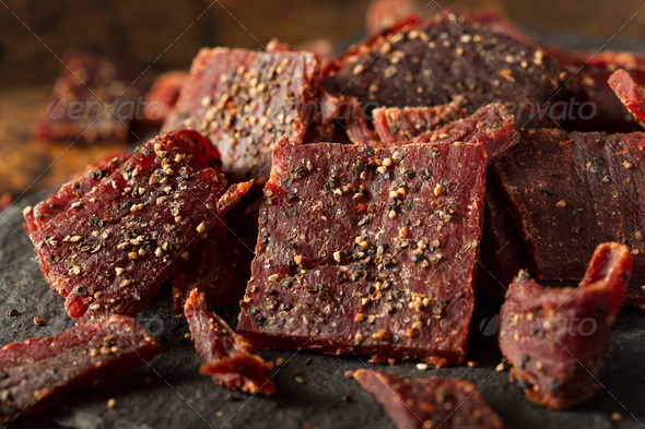 Dried Peppered Beef Jerky (Misc) Photo Download