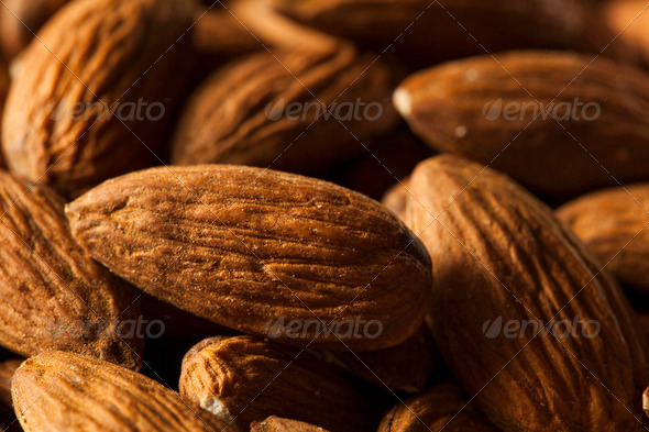 Raw Organic Brown Almonds (Misc) Photo Download