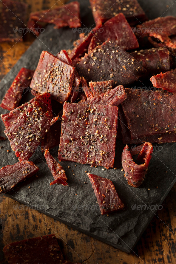 Dried Peppered Beef Jerky (Misc) Photo Download