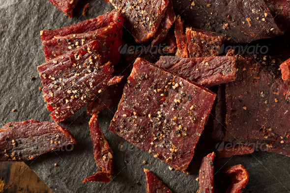 Dried Peppered Beef Jerky (Misc) Photo Download