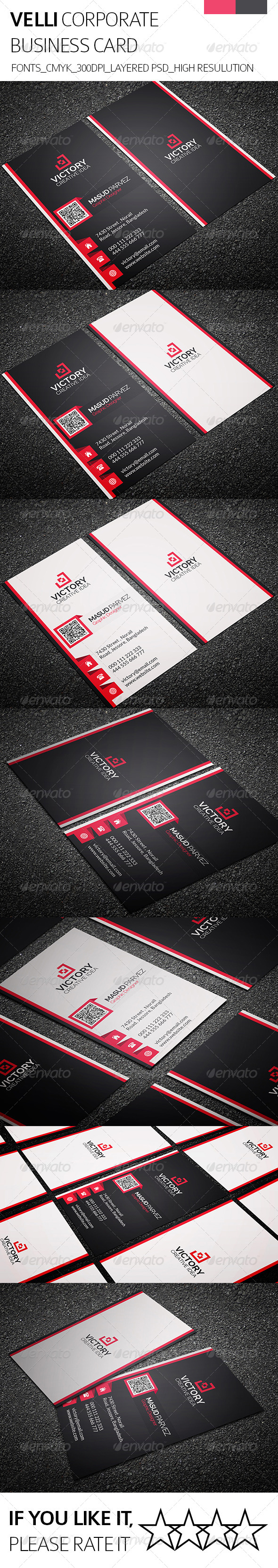 GraphicRiver Velli & Corporate Business Card 8406975 GraphicRiver Velli & Corporate Business Card 8406975